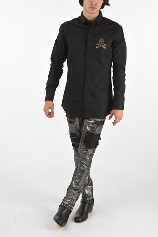 HOMME hidden closure Diamond Cut LS ANSELM shirt