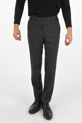 Pantaloni LEADER in Lana Vergine Extrafine
