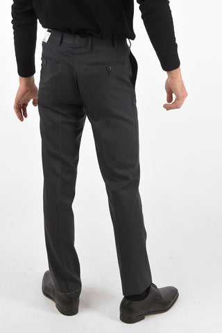 Pantaloni LEADER in Lana Vergine Extrafine