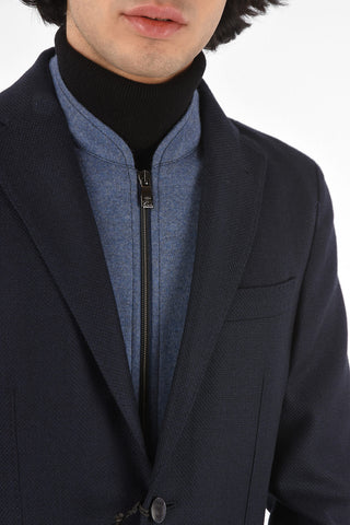 ID Wool IDENTITY Blazer with Detachable Lined