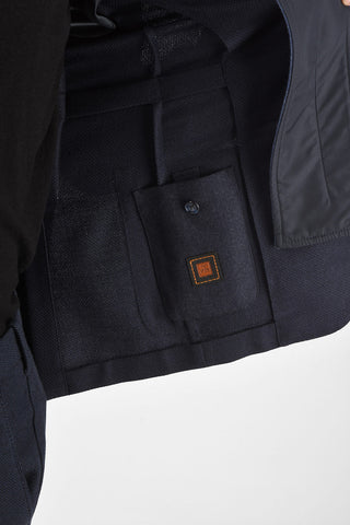 ID Wool IDENTITY Blazer with Detachable Lined