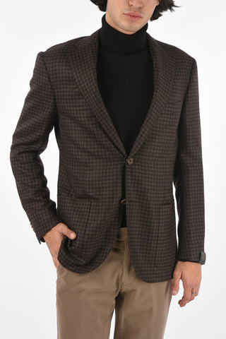 Cashmere Mini Checked LEADER SOFT Blazer