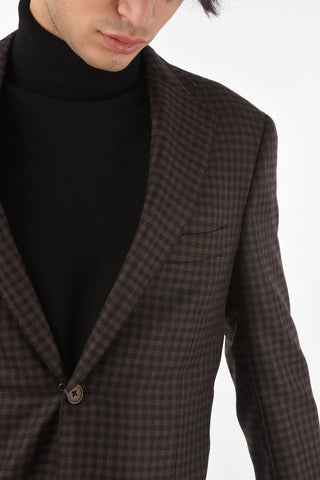 Cashmere Mini Checked LEADER SOFT Blazer