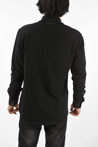 HOMME hidden closure Diamond Cut LS shirt