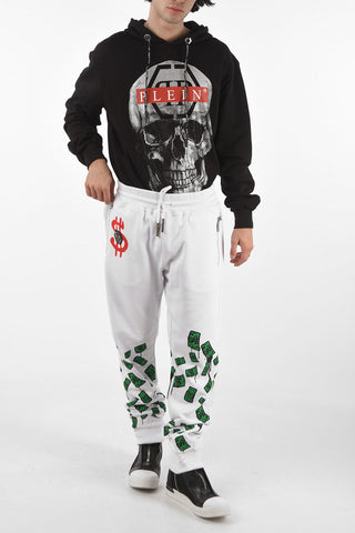 HOMME printed GREEN MONEY jogger pants