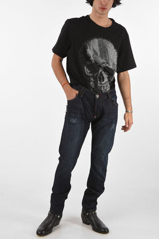 17cm stretch denim THE WAY super straight fit jeans
