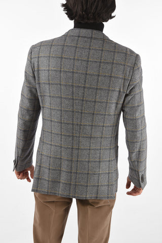 Virgin Wool Tartan GATE Blazer