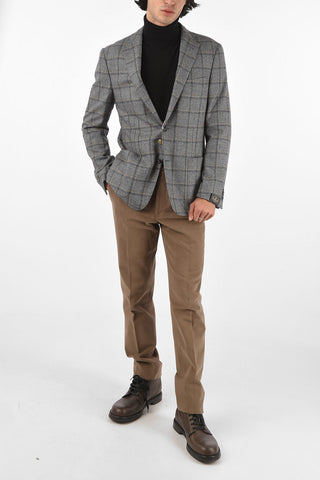 Virgin Wool Tartan GATE Blazer