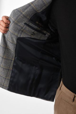 Virgin Wool Tartan GATE Blazer