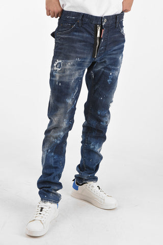 17cm vintage effect mid-rise waist COOL GUY jeans