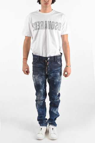 17cm vintage effect mid-rise waist COOL GUY jeans