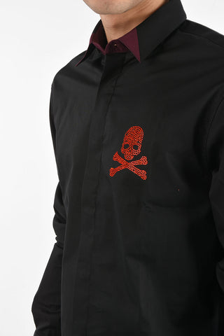 HOMME hidden closure Diamond Cut LS ANSELM shirt