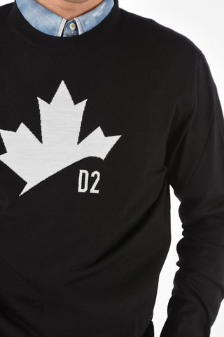 virgin wool crew-neck sweatshirt