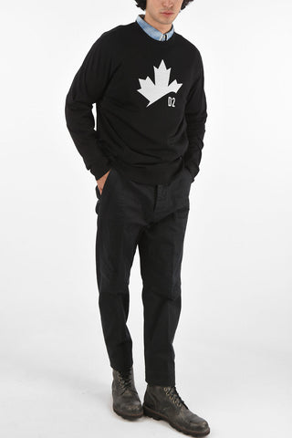 virgin wool crew-neck sweatshirt