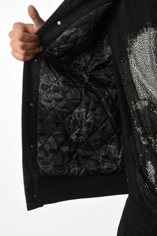 HOMME removable hood LIKE THIS denim jacket