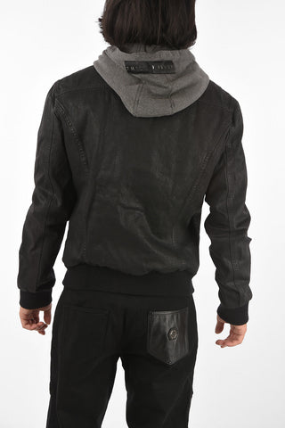 HOMME Denim LIKE THIS Jacket WITH REMOVABLE HOOD
