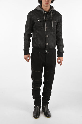 HOMME Denim LIKE THIS Jacket WITH REMOVABLE HOOD