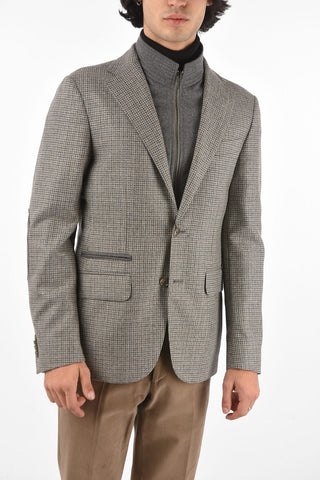 CC COLLECTION Virgin Wool Houndsthooth RESET Blazer