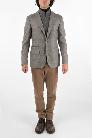 CC COLLECTION Virgin Wool Houndsthooth RESET Blazer
