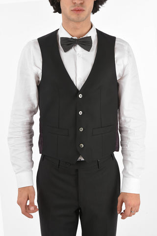 Two-tone ACADEMY Virgin Wool Vest