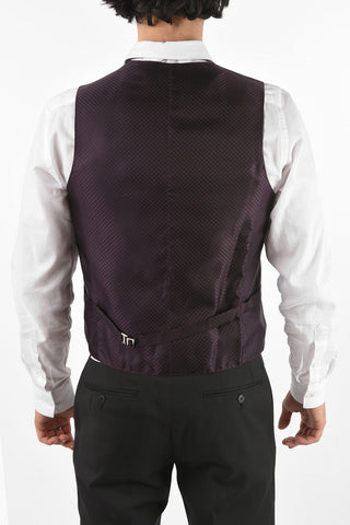 Two-tone ACADEMY Virgin Wool Vest