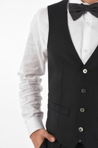 Two-tone ACADEMY Virgin Wool Vest