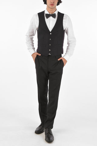 Two-tone ACADEMY Virgin Wool Vest