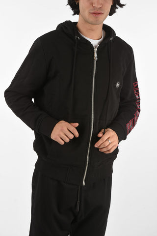 HOMME skull on the back sweatshirt with hood