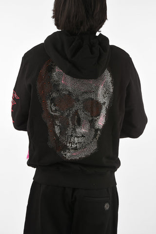 HOMME skull on the back sweatshirt with hood