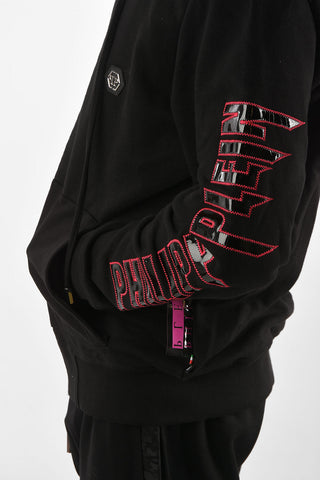 HOMME skull on the back sweatshirt with hood