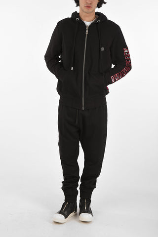 HOMME skull on the back sweatshirt with hood