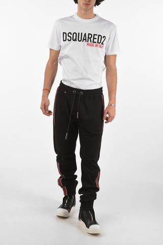 Contrasting Side Band I HAD A DREAM jogger pants
