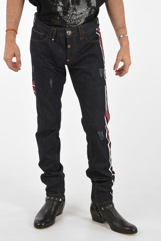 jeans straight fit DAYLIGHT con stampa 17.5cm