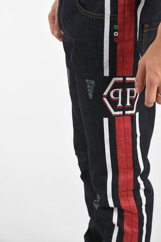 jeans straight fit DAYLIGHT con stampa 17.5cm