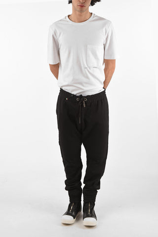HOMME drawstring waist FALLING DEEPER jogger pants