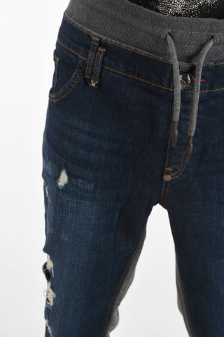 18cm sweat details BLUE jeans