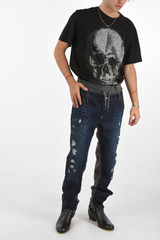 18cm sweat details BLUE jeans