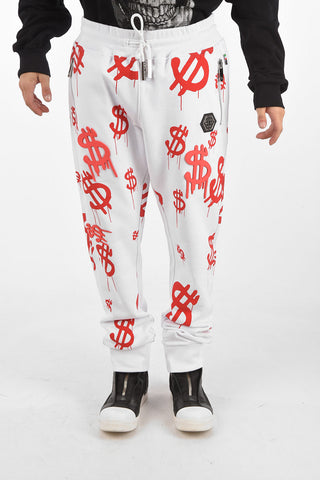 HOMME printed RED MONEY jogger pants