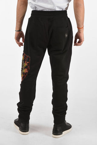 HOMME pantalone jogger BANG TIGER con strass
