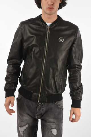HOMME bomber in pelle
