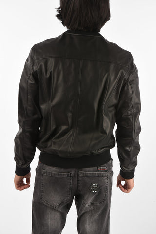 HOMME bomber in pelle
