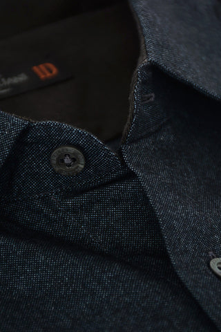 ID Twill Cotton Shirt with Embroidered Logo