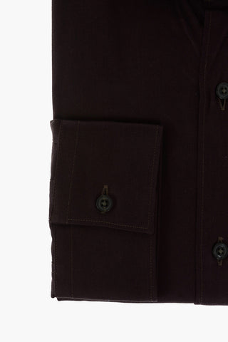 CC COLLECTION Camicia in Cotone Oxford con Collo Francese