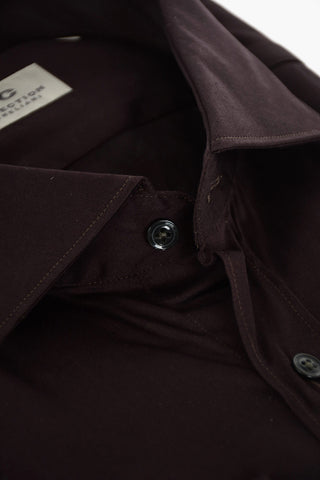 CC COLLECTION Camicia in Cotone Oxford con Collo Francese