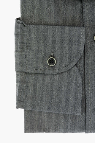 ID Twil Cotton Shirt with Standard Collar