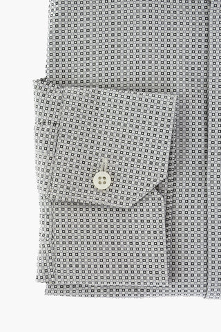 Geometric Patterned SLIM FIT Cotton Shirt