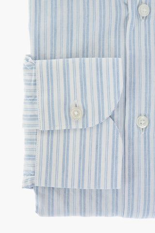 CC COLLECTION Camicia Gessata in Cotone Popeline