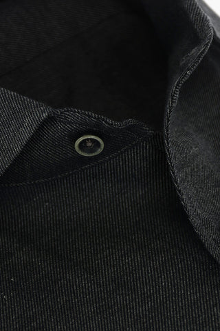 ID Twill Cotton Shirt with Breast-pocket