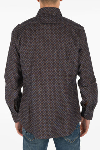 ID Corduroy Shirt with Diaper Motif
