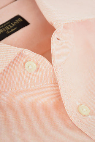 Hopsack Cotton Shirt with Patch Breast-pocket